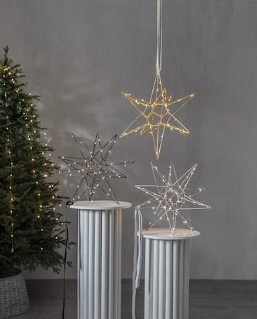 Lizzy stjerne 47 cm - Svart - Innredning - Julepynt & helgedekorasjon - Julepynt & juledekorasjon