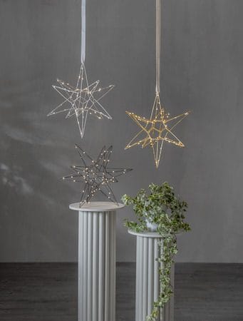 Lizzy stjerne 47 cm - Svart - Innredning - Julepynt & helgedekorasjon - Julepynt & juledekorasjon