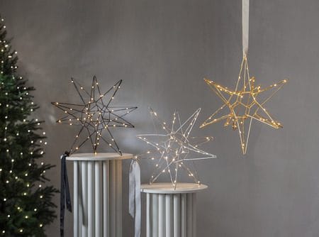 Lizzy stjerne 47 cm - Svart - Innredning - Julepynt & helgedekorasjon - Julepynt & juledekorasjon