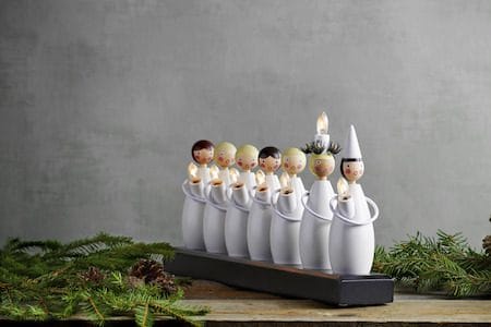 Luciatog lysestake 48 cm - hvit - Innredning - Julepynt & helgedekorasjon - Julepynt & juledekorasjon
