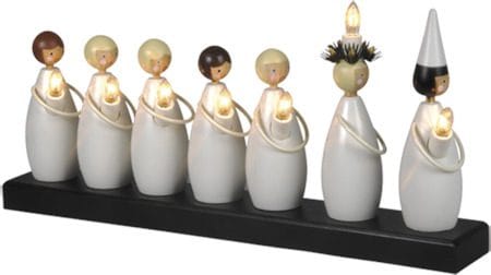 Luciatog lysestake 48 cm - hvit - Innredning - Julepynt & helgedekorasjon - Julepynt & juledekorasjon