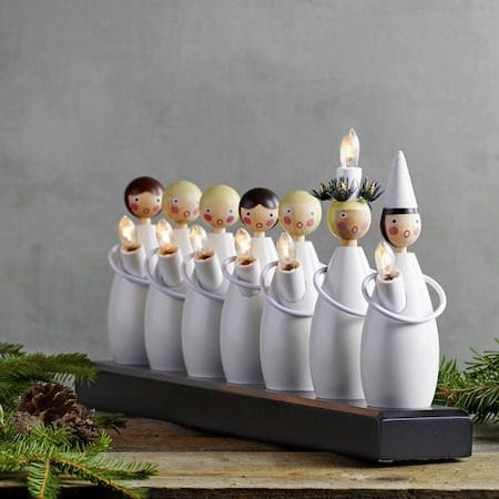 Luciatog lysestake 48 cm - hvit - Innredning - Julepynt & helgedekorasjon - Julepynt & juledekorasjon