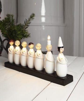 Luciatog lysestake 48 cm - hvit - Innredning - Julepynt & helgedekorasjon - Julepynt & juledekorasjon