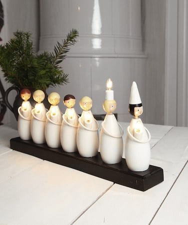 Luciatog lysestake 48 cm - hvit - Innredning - Julepynt & helgedekorasjon - Julepynt & juledekorasjon