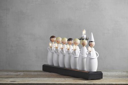 Luciatog lysestake 48 cm - hvit - Innredning - Julepynt & helgedekorasjon - Julepynt & juledekorasjon