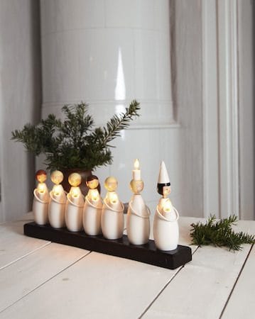Luciatog lysestake 48 cm - hvit - Innredning - Julepynt & helgedekorasjon - Julepynt & juledekorasjon