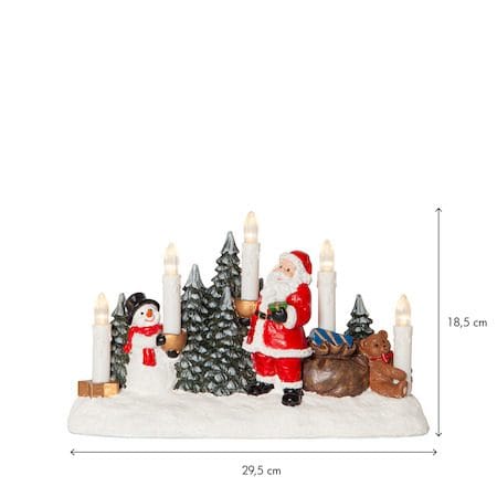 Merryville lysestake 29,5 cm - flerfarget - Innredning - Julepynt & helgedekorasjon - Julepynt & juledekorasjon