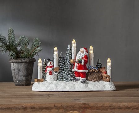 Merryville lysestake 29,5 cm - flerfarget - Innredning - Julepynt & helgedekorasjon - Julepynt & juledekorasjon