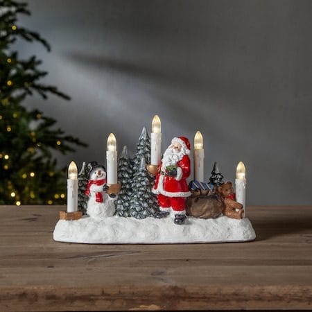 Merryville lysestake 29,5 cm - flerfarget - Innredning - Julepynt & helgedekorasjon - Julepynt & juledekorasjon