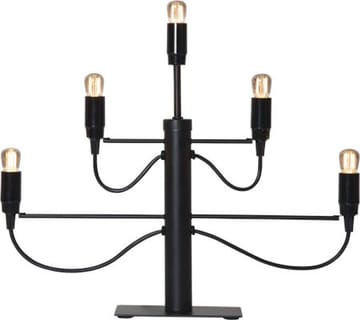 Milano lysestake 46 cm - matt svart - Innredning - Julepynt & helgedekorasjon - Julepynt & juledekorasjon