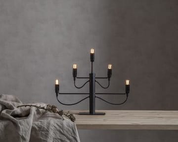 Milano lysestake 46 cm - matt svart - Innredning - Julepynt & helgedekorasjon - Julepynt & juledekorasjon