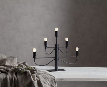 Milano lysestake 46 cm - matt svart - Innredning - Julepynt & helgedekorasjon - Julepynt & juledekorasjon