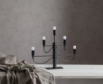 Milano lysestake 46 cm - matt svart - Innredning - Julepynt & helgedekorasjon - Julepynt & juledekorasjon