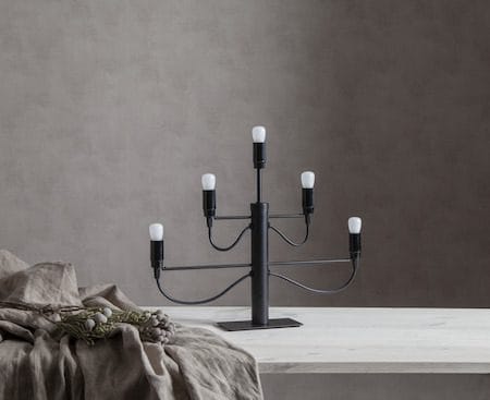 Milano lysestake 46 cm - matt svart - Innredning - Julepynt & helgedekorasjon - Julepynt & juledekorasjon