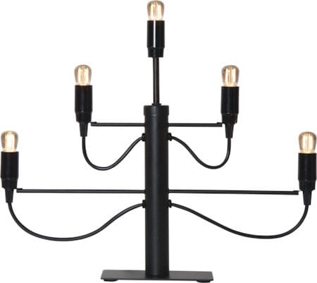 Milano lysestake 46 cm, matt svart