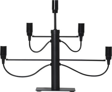 Milano lysestake 46 cm - matt svart - Innredning - Julepynt & helgedekorasjon - Julepynt & juledekorasjon
