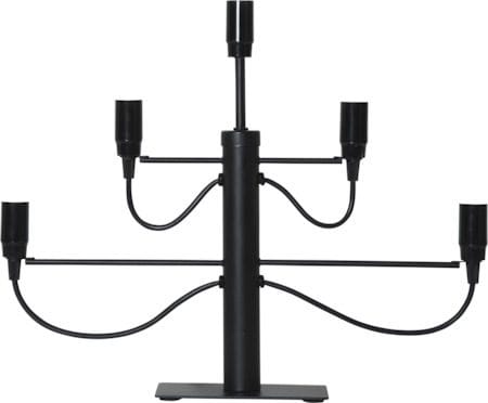 Milano lysestake 46 cm - matt svart - Innredning - Julepynt & helgedekorasjon - Julepynt & juledekorasjon