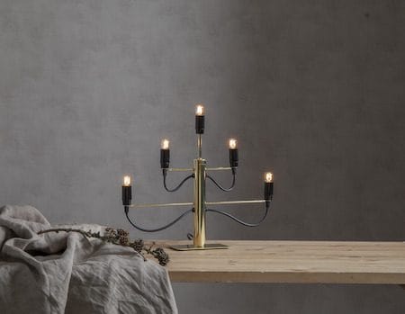 Milano lysestake 46 cm - Messing - Innredning - Julepynt & helgedekorasjon - Julepynt & juledekorasjon