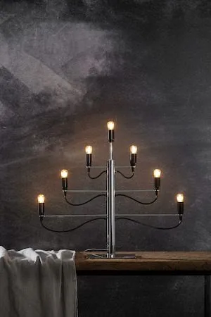 Milano lysestake 60 cm, krom