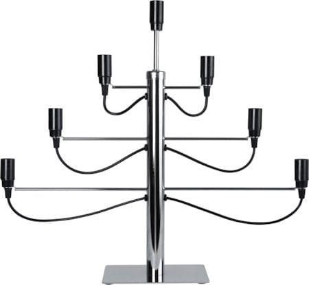 Milano lysestake 60 cm - krom - Innredning - Julepynt & helgedekorasjon - Julepynt & juledekorasjon