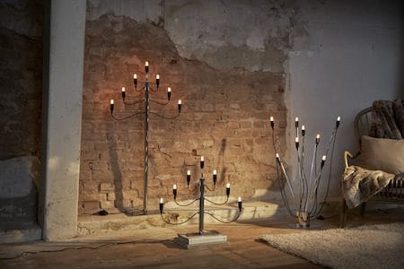 Milano lysestake 60 cm - krom - Innredning - Julepynt & helgedekorasjon - Julepynt & juledekorasjon