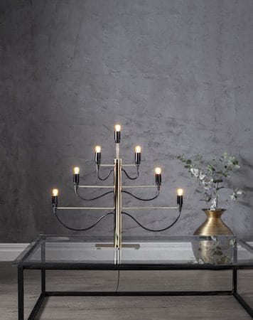 Milano lysestake 60 cm - messingfarget - Innredning - Julepynt & helgedekorasjon - Julepynt & juledekorasjon