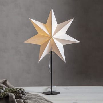 Mixa stjerne på fot 50 cm - hvit med svart fot - Innredning - Julepynt & helgedekorasjon - Julepynt & juledekorasjon
