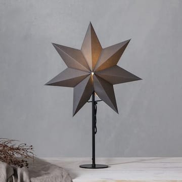 Mixa stjerne på fot 50 cm - grå med svart fot - Innredning - Julepynt & helgedekorasjon - Julepynt & juledekorasjon