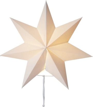 Moa fot, skjerm og stjerne 82 cm - hvit og eik - Innredning - Julepynt & helgedekorasjon - Julepynt & juledekorasjon