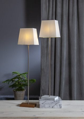 Moa fot, skjerm og stjerne 82 cm - hvit og eik - Innredning - Julepynt & helgedekorasjon - Julepynt & juledekorasjon