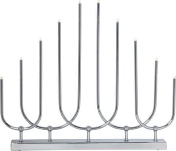 Novum lysestake 46 cm - krom - Innredning - Julepynt & helgedekorasjon - Julepynt & juledekorasjon
