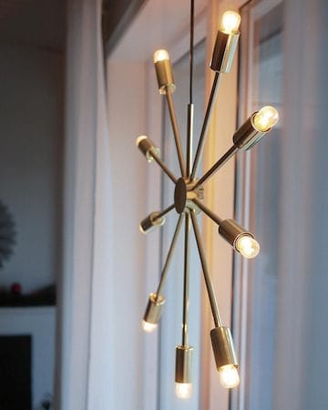 Pix stjernependel 50 cm - messing - Innredning - Julepynt & helgedekorasjon - Julepynt & juledekorasjon