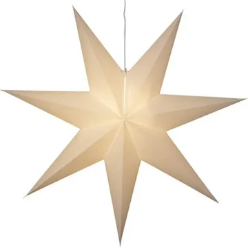 Plain papirstjerne 90 cm - Hvit - Innredning - Julepynt & helgedekorasjon - Julepynt & juledekorasjon