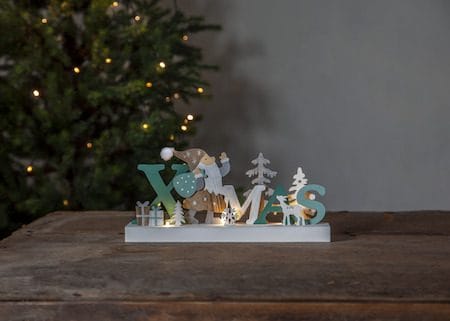 Reinbek lysestake 30 cm - flerfarget - Innredning - Julepynt & helgedekorasjon - Julepynt & juledekorasjon