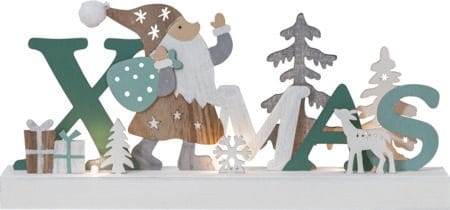 Reinbek lysestake 30 cm - flerfarget - Innredning - Julepynt & helgedekorasjon - Julepynt & juledekorasjon