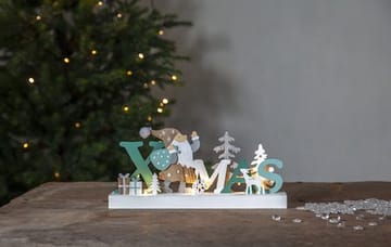 Reinbek lysestake 30 cm - flerfarget - Innredning - Julepynt & helgedekorasjon - Julepynt & juledekorasjon