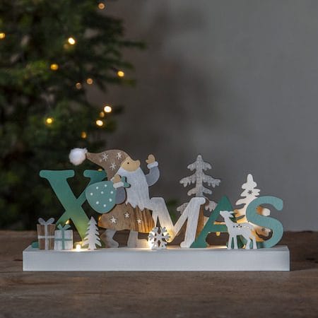 Reinbek lysestake 30 cm - flerfarget - Innredning - Julepynt & helgedekorasjon - Julepynt & juledekorasjon