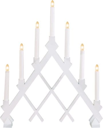 Rut lysestake 43 cm - hvit - Innredning - Julepynt & helgedekorasjon - Julepynt & juledekorasjon
