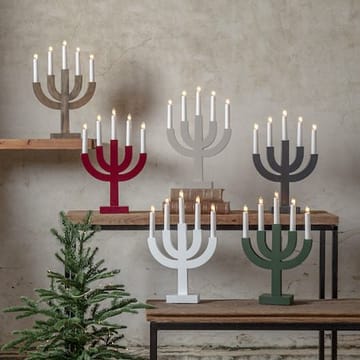 Selma lysestake 25 cm - brunbeiset - Innredning - Julepynt & helgedekorasjon - Julepynt & juledekorasjon