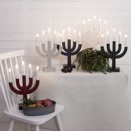 Selma lysestake 25 cm - mørkegrå - Innredning - Julepynt & helgedekorasjon - Julepynt & juledekorasjon