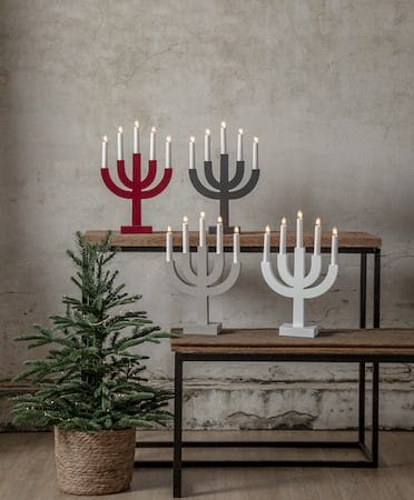 Selma lysestake 25 cm - rød - Innredning - Julepynt & helgedekorasjon - Julepynt & juledekorasjon