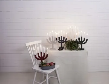 Selma lysestake 25 cm - rød - Innredning - Julepynt & helgedekorasjon - Julepynt & juledekorasjon