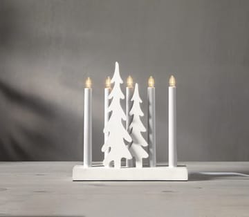 Skog Lysestake 26,5 cm - hvit - Innredning - Julepynt & helgedekorasjon - Julepynt & juledekorasjon