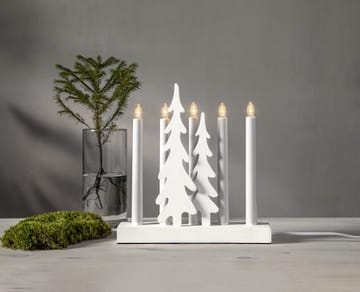 Skog Lysestake 26,5 cm - hvit - Innredning - Julepynt & helgedekorasjon - Julepynt & juledekorasjon