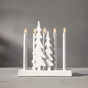 Skog Lysestake 26,5 cm - hvit - Innredning - Julepynt & helgedekorasjon - Julepynt & juledekorasjon