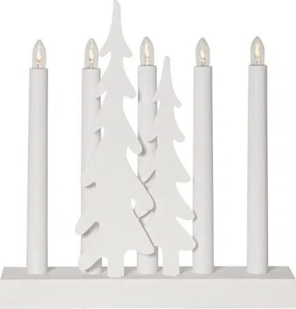 Skog Lysestake 26,5 cm, hvit