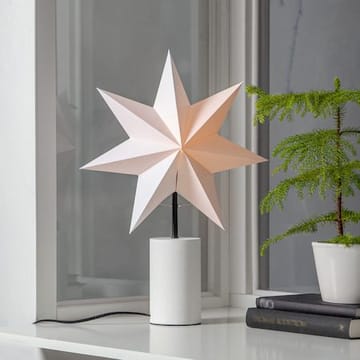 Stila Fot, skjerm og stjerne 35 cm - Hvit med svarte detaljer - Innredning - Julepynt & helgedekorasjon - Julepynt & juledekorasjon