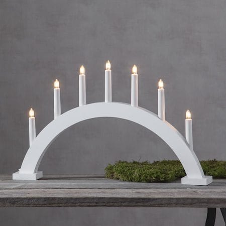 Trapp lysestake 57 cm - hvit - Innredning - Julepynt & helgedekorasjon - Julepynt & juledekorasjon