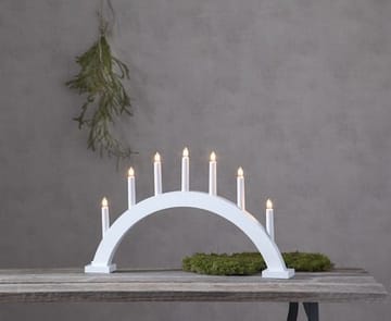 Trapp lysestake 57 cm - hvit - Innredning - Julepynt & helgedekorasjon - Julepynt & juledekorasjon