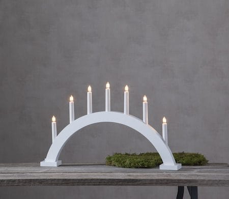 Trapp lysestake 57 cm - hvit - Innredning - Julepynt & helgedekorasjon - Julepynt & juledekorasjon
